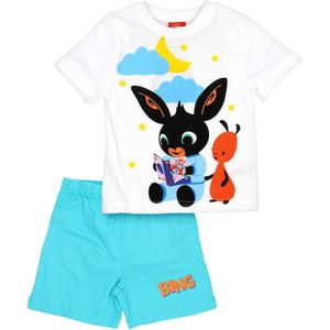 Bing Nachtkledij  aqua / oranje / zwart / wit