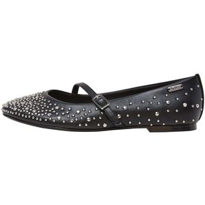 Pepe Jeans - Ballerina 'Diane' - Zwart - Met Riempjes