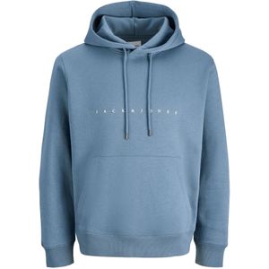 JACK & JONES Sweatshirt 'JJESTAR'  smoky blue / wit