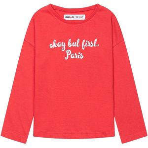 MINOTI Shirt  rood / wit