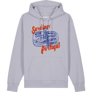 Watapparel Sweatshirt 'Sardines Portugal'  saffier / sering / oranjerood