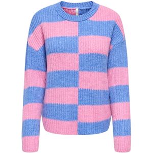 ONLY Trui  saffier / lichtroze