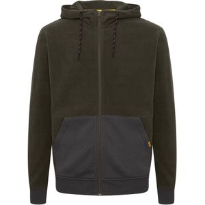 INDICODE JEANS Fleece jas 'Lando'  marine / antraciet