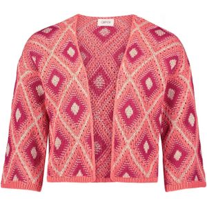 Cartoon Gebreid vest  pink