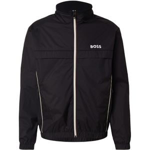 BOSS Sportjas  zwart / wit