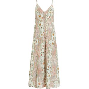 AllSaints Jurk 'DAHLIA'  geel / groen / oranje / wit