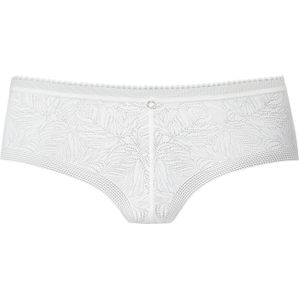 Lascana - Hipster - Wit - Bloemige Look - Katoenen Kruisje