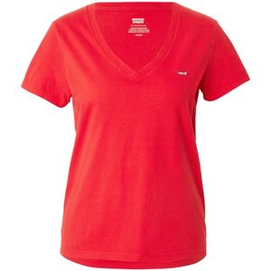 LEVI'S ® Shirt 'Perfect V-Neck Tee'  rood