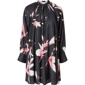 SELECTED Jurk 'SLFRibelle'  pitaja roze / zwart / wit