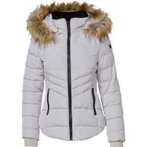 KOROSHI Winterjas  lichtbruin / zilvergrijs