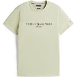 TOMMY HILFIGER - Shirt - Marine - Ronde Hals - Slanke Pasvorm