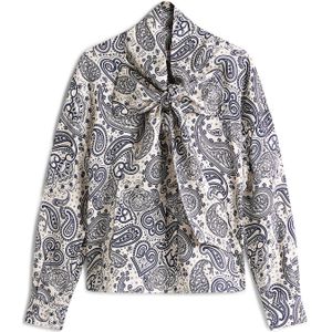 TOMMY HILFIGER Blouse  beige / zwart