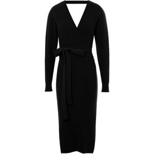 Imily Bela Gebreide jurk  zwart