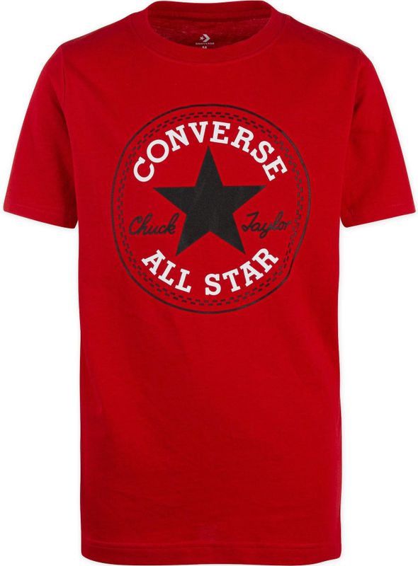 CONVERSE - Chuck - T-shirt - Navy/Rood/Wit