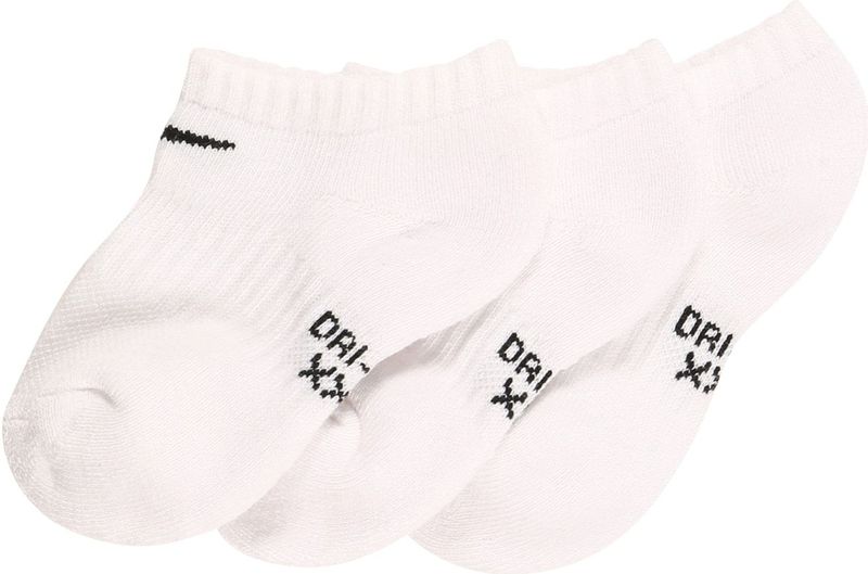 Nike - Sportswear - Enkelsokken - Zwart/Wit - 3 Pack