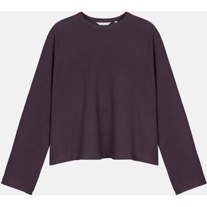 ENRAGE Oversized shirt 'THERMAL'  aubergine