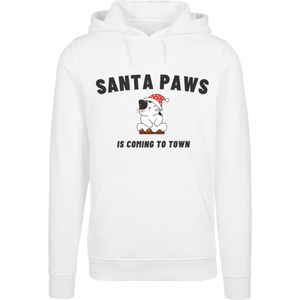 F4NT4STIC Sweatshirt 'Santa Paws Christmas Cat'  rood / zwart / wit