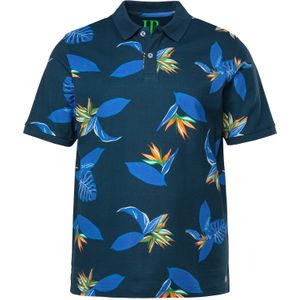 JP1880 Shirt  blauw / navy / oranje