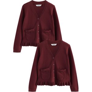 CLARKS Gebreid vest  bourgogne