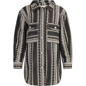 IZIA Tussenjas  zwart / zilver / wolwit