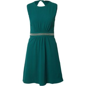 ABOUT YOU Jurk 'Cecile'  donkergroen / wit