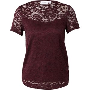 VILA Shirt 'VILISA'  wijnrood