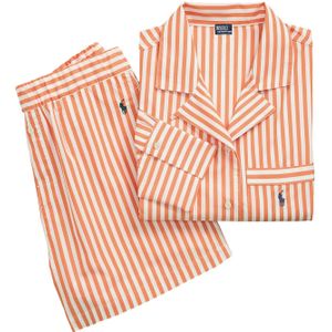 Polo Ralph Lauren - Pyjama - Oranje/Wit - Crop & Boxer Set - 2-delig