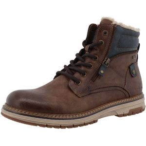TOM TAILOR Veterboots  navy / bruin