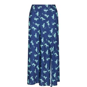 Funky Buddha Rok  donkerblauw / mintgroen