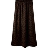 A-lijnrok - Luipaard - Lang - Elastische Taille - Zijsplitten