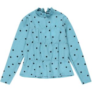 LMTD Shirt 'FIDOT'  turquoise / zwart