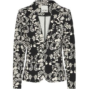 ICHI Blazers 'Kate'  lichtgrijs / zwart