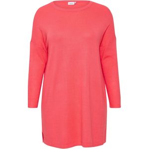 Fransa Curve Gebreide jurk 'Blume'  koraal