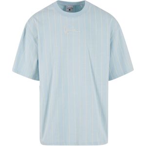 Karl Kani Shirt 'Essential'  pastelblauw / pasteelgeel