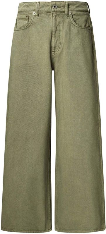 Pepe Jeans - Jaimy - Jeans - Lichtgroen - Wide Leg - Mid Waist