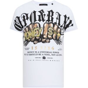 CIPO & BAXX Shirt  zwart / wit