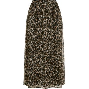 VILA Rok 'FALIA'  ecru / brokaat / zwart
