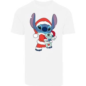 F4NT4STIC Shirt 'Disney Lilo & Stitch Christmas'  wit