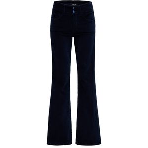 Salsa - Secret Push In - Spijkerbroek - Donkerblauw - Bootcut Fit