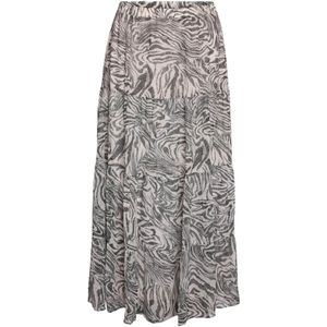 Noisy may Rok 'NMFAIRY'  beige / donkergrijs