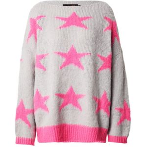 miss goodlife Trui 'Stars'  grijs / pink