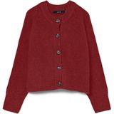 Vmbang - Gebreid Vest - O-hals - Lange Mouwen - Knoopsluiting