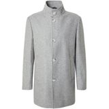 Regular fit lange jas met opstaande kraag, model 'Finchley'