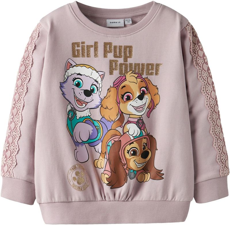 NAME IT - NMFNABA PAW - Sweatshirt - Lila - Gemengde Kleuren