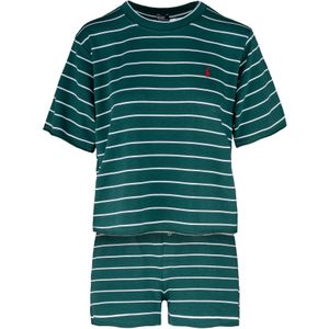 Polo Ralph Lauren Pyjama 'Club Terry'  lichtgroen / donkergroen