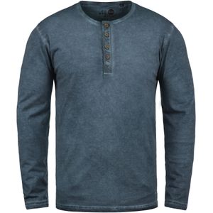 !Solid Shirt 'Timur'  donkerblauw