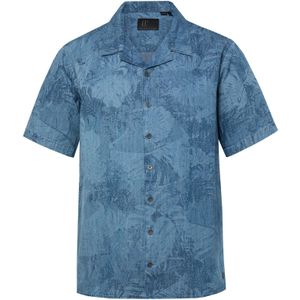 JP1880 Overhemd  nachtblauw / royal blue/koningsblauw