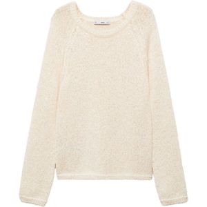 MANGO - Manzana - Trui - Crème - Lange Mouwen