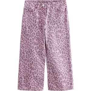 Next - Jeans - Braam/Rosa - Wide Leg - Dierenprint - Lang/Maxi