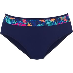 Look - Bikinibroekje - Navy/Pink Gedessineerd - Recycling-Polyamide